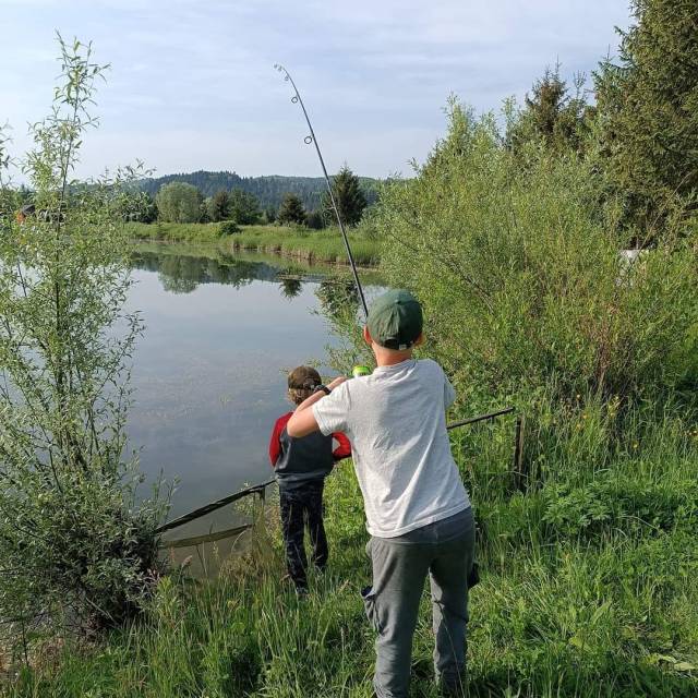 „U Schabińskiej” Krzemienna nad Sanem – łowisko komercyjne, Autor: Fotografia pochodzi z FB Właściciela obiektu